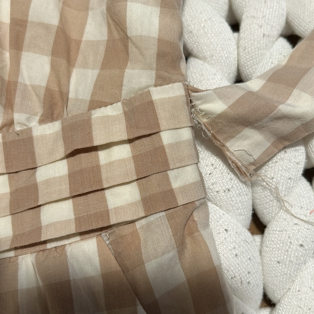 HD Paris Anthropologie Poplin Sheath Dress. Waist tie is coming loose, easy fix. - Picture 9 of 9